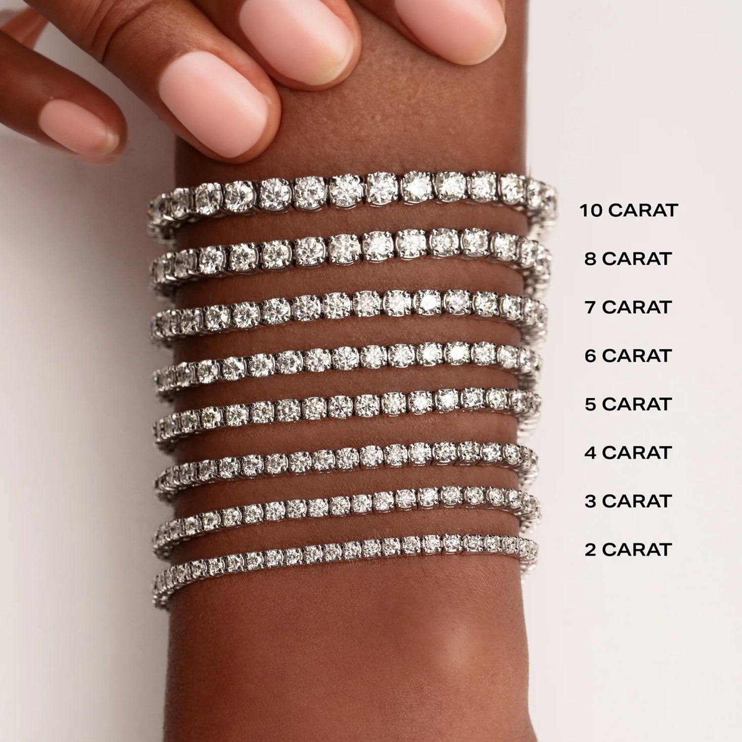 10 Carat Lab Grown Diamond Tennis Bracelet | Barkev's