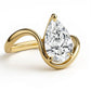 1.05 ct Pear Diamond Pinky Ring