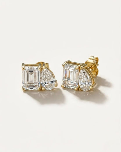 Toi & Moi Diamond Studs Earrings