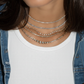 Natural Diamond Tennis Necklace / Choker Adjustable