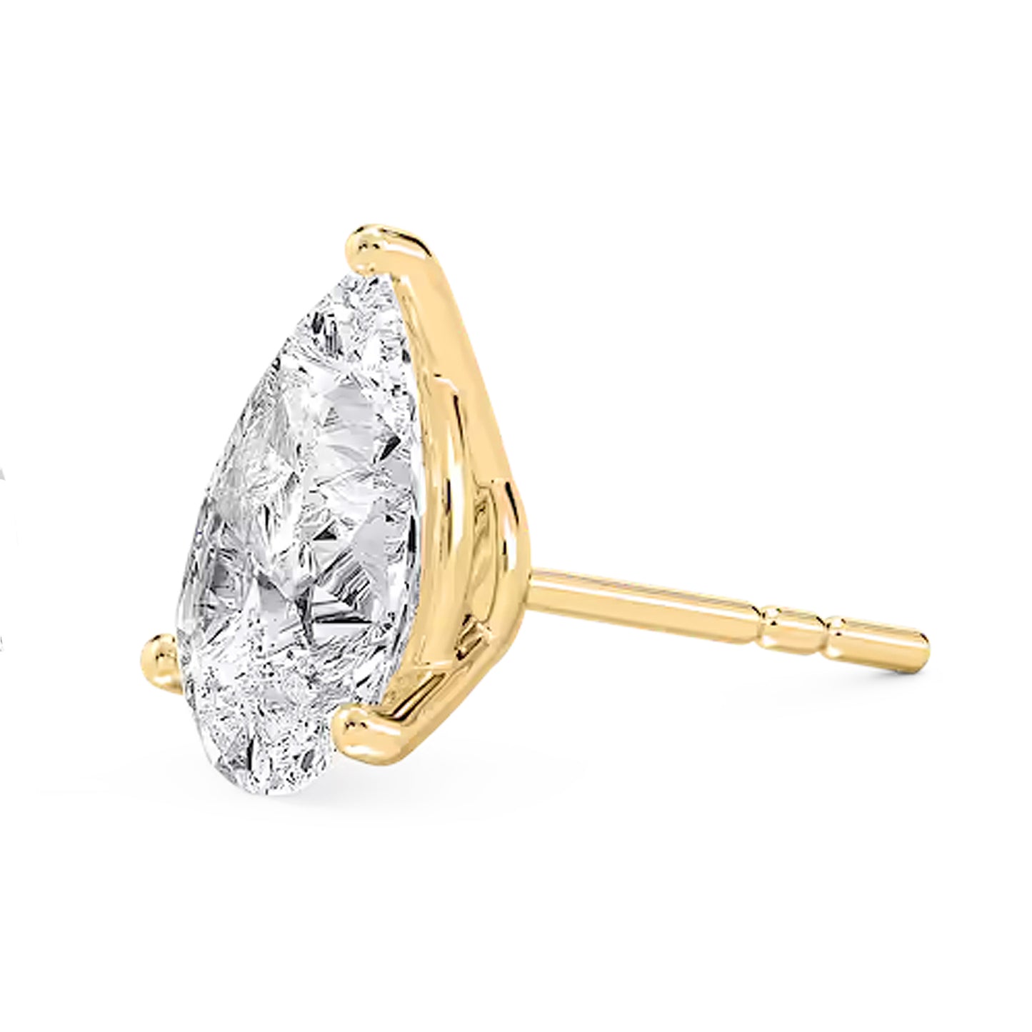 4 ct. Natural Diamond Pear Earrings