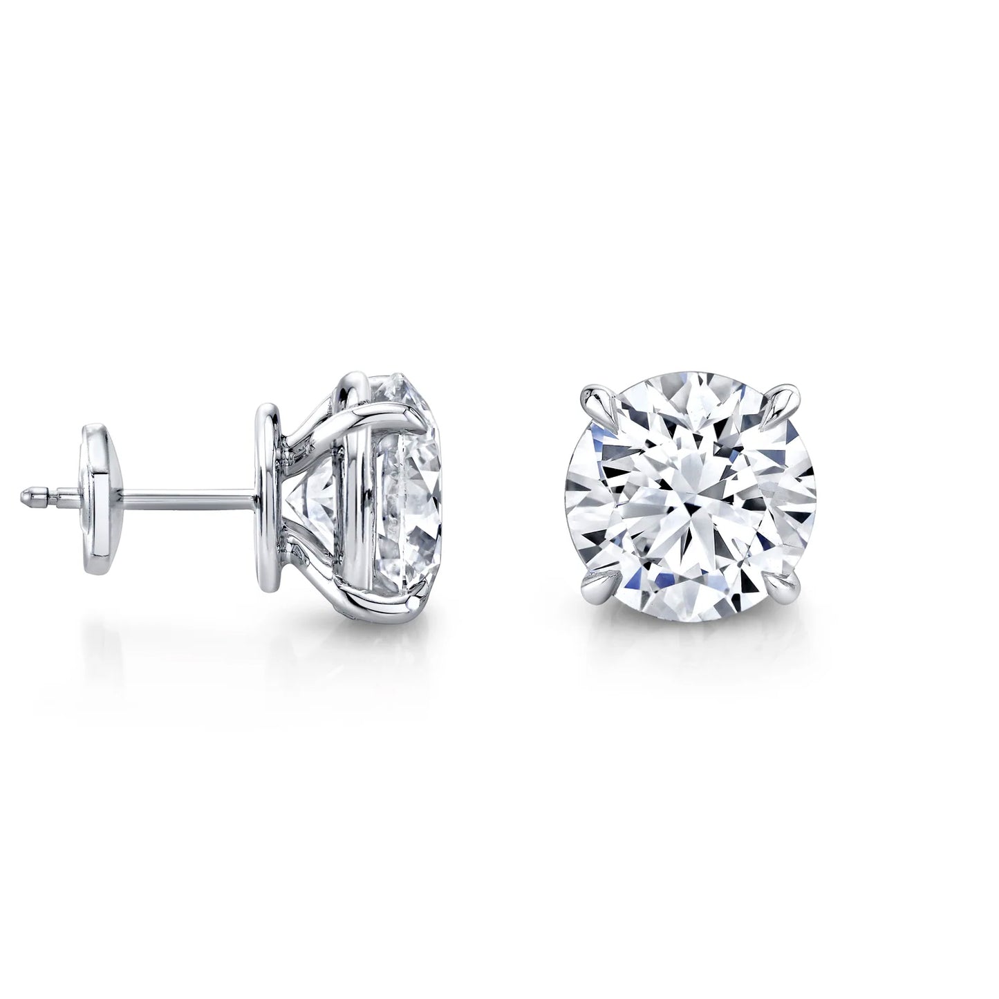 Lab Diamond Stud Earrings