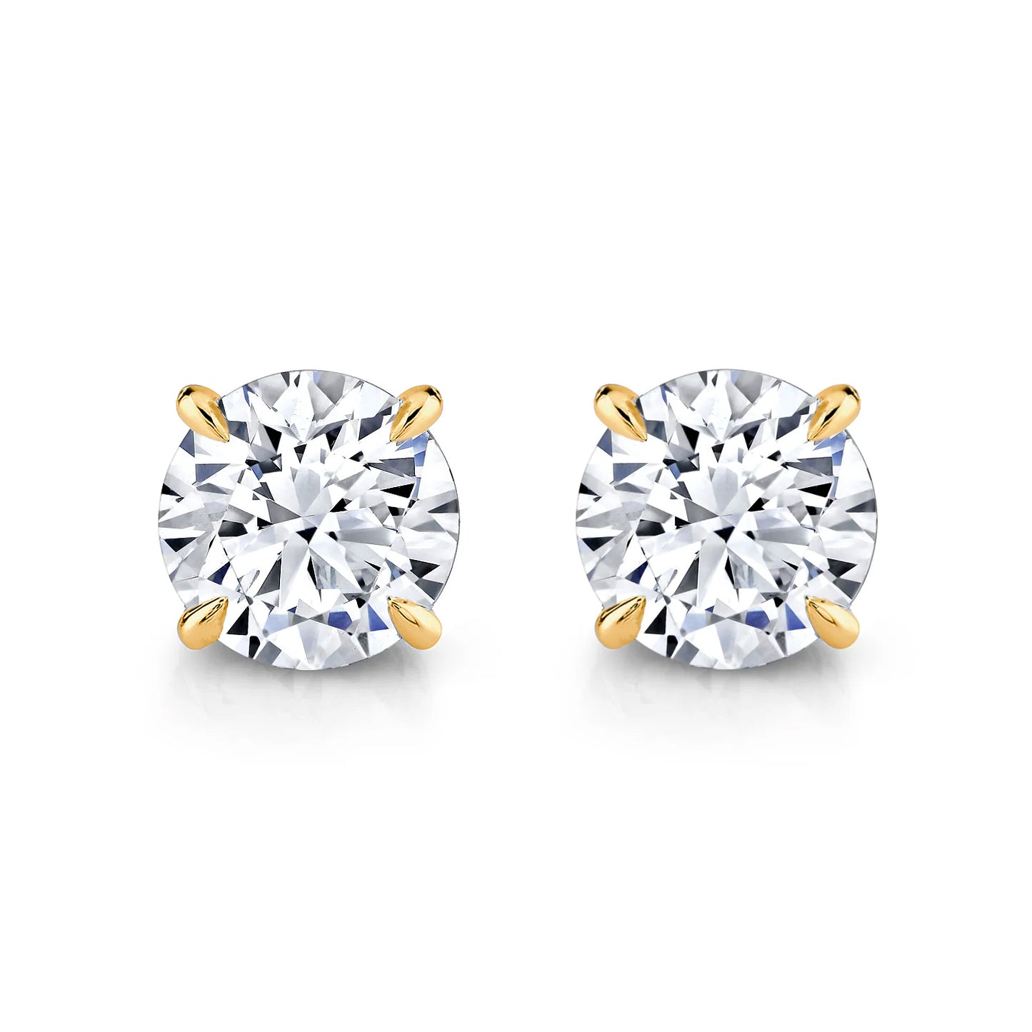 Lab Diamond Stud Earrings