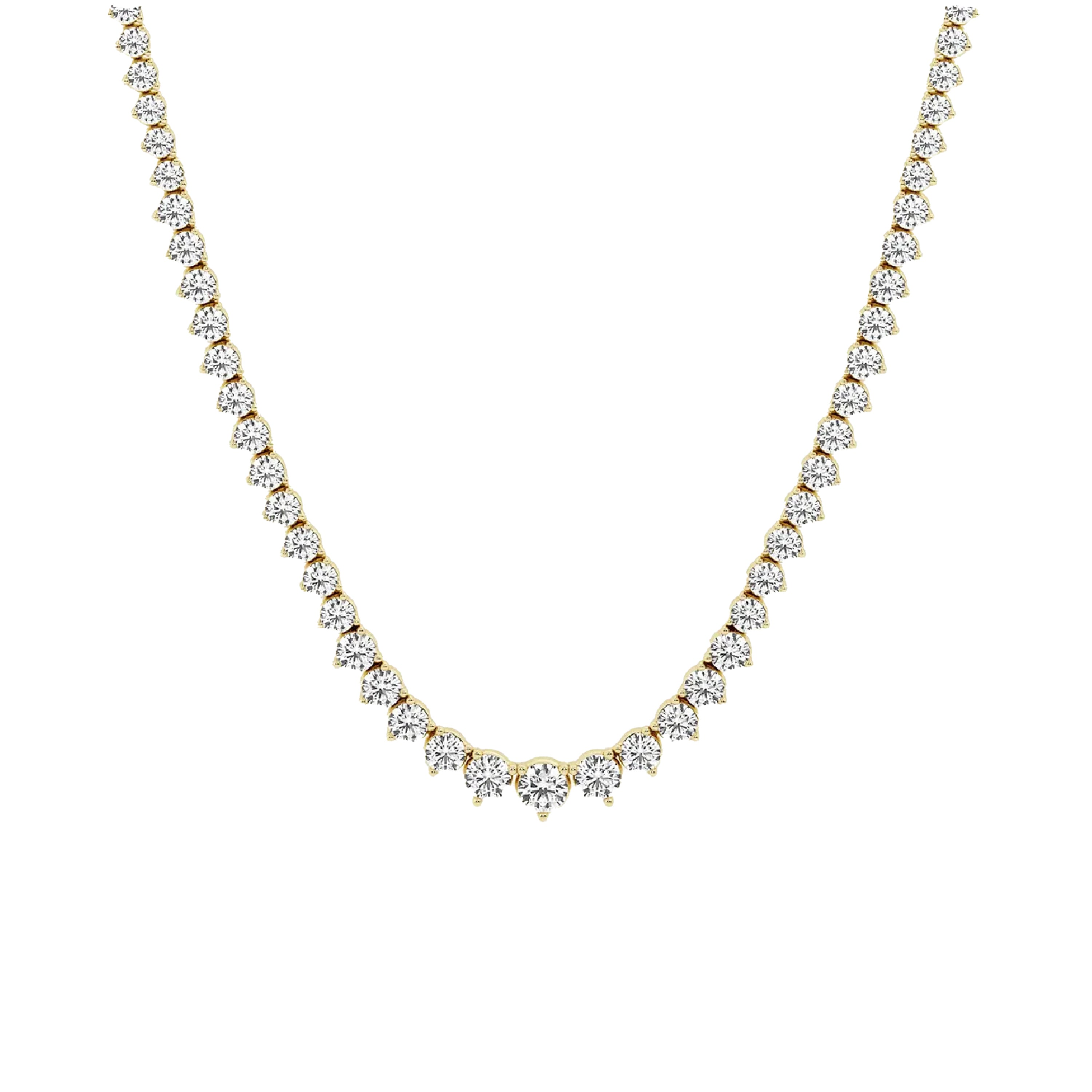 Heirloom Graduated Lab Diamond Tennis Necklace – SPIRITUAL GLOSS