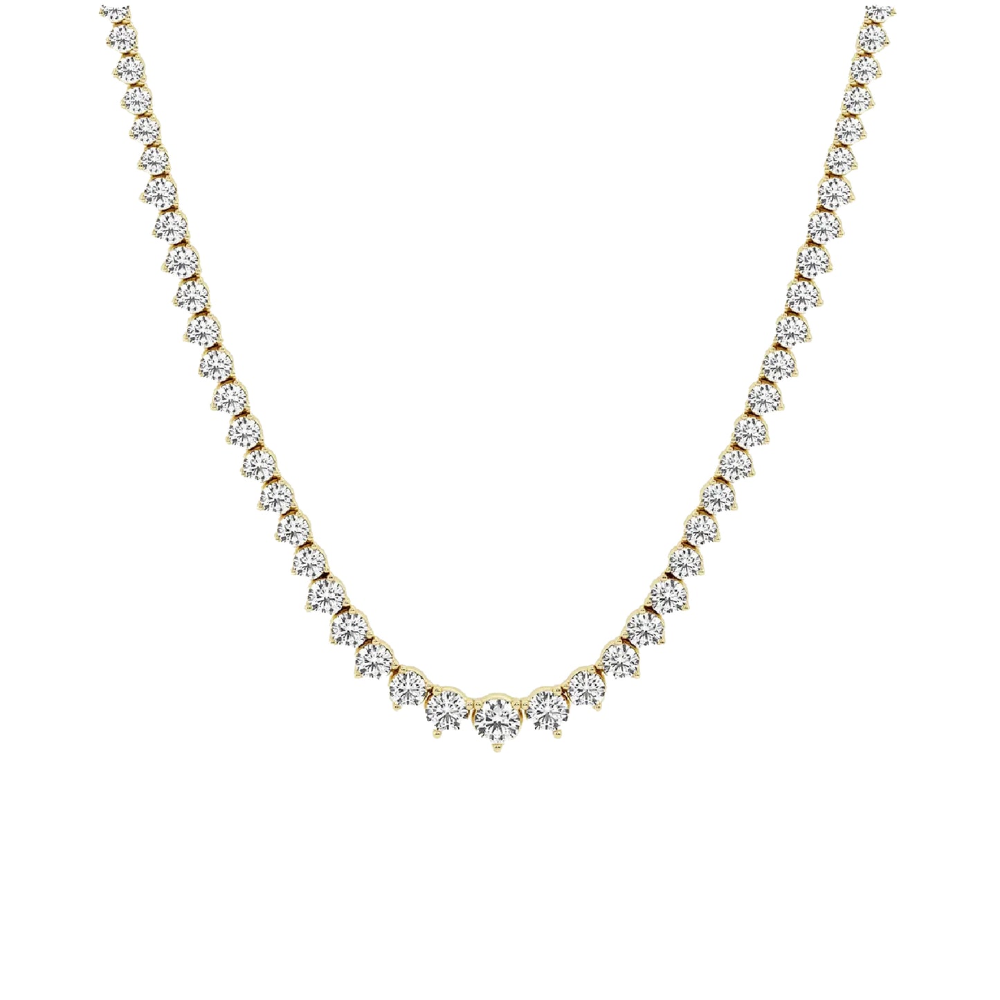 Heirloom Graduated Lab Diamond Tennis Necklace