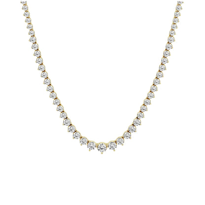 Heirloom Graduated Lab Diamond Tennis Necklace