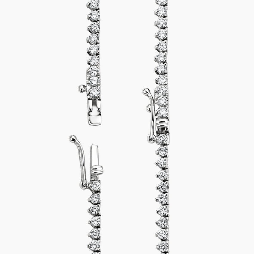 Heirloom Graduated Lab Diamond Tennis Necklace