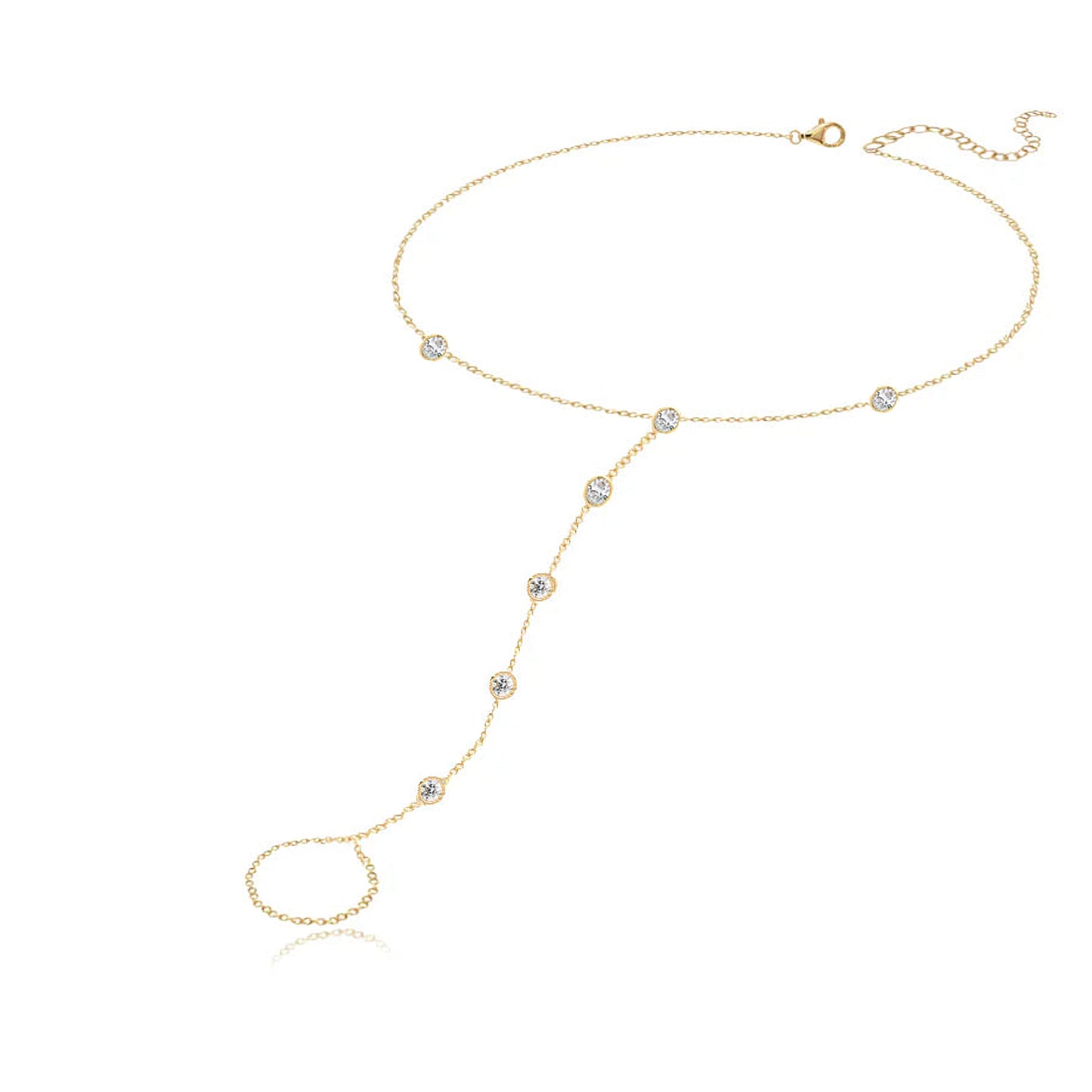 The Diamond Hand Chain | 14K Gold