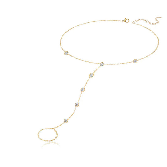 The Diamond Hand Chain | 14K Gold