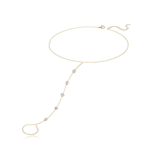 The Diamond Hand Chain | 14K Gold