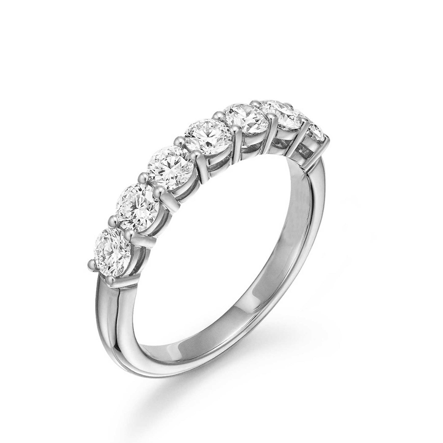Diamond Half Eternity Ring 0.75ct